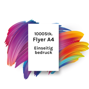 1000 Stk. Flyer A4 Einseitig bedruckt